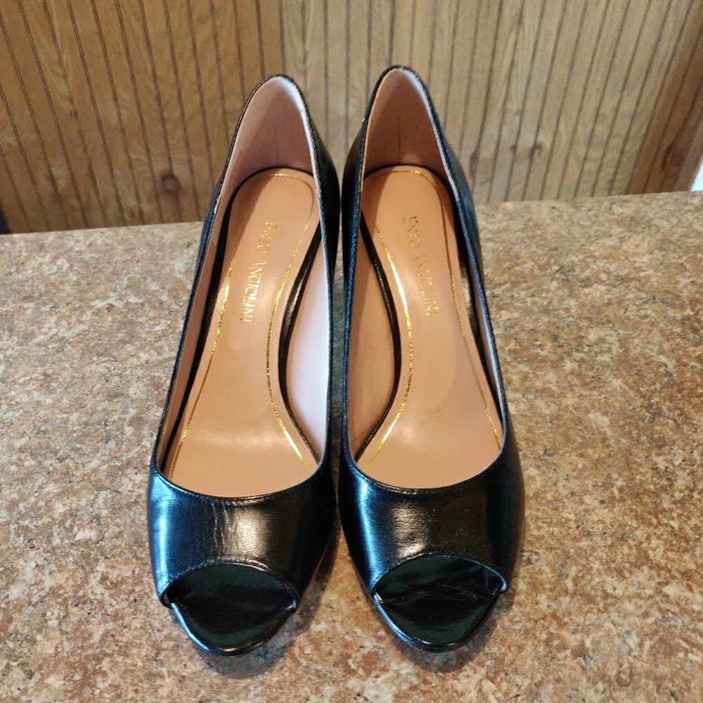 Enzo Angiolini Open Toe Heel